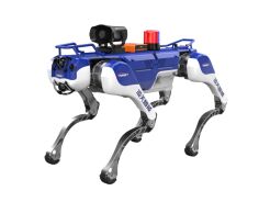 Security Patrol Robot with 4K Ultra HD Camera 120 Minutes Battery Life and Autonomous Following Function for Counter Terrorism