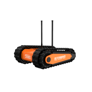 Small Single Arm Tracked Robot Chassis with 10 Inch Touch Screen and Wireless Transmission for Counter Terrorism