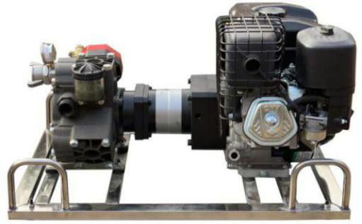 LT95/15 High Pressure Forest Fire Pump with Stainless Steel Frame and 95 L/min Flow Rate in Mobile Type