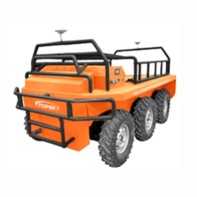 Robot de transporte seguidor de tamaño mediano conveniente para operaciones de almacén