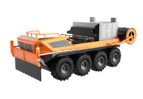 Vehículo Anfibio Todoterreno para Incendios en Praderas 8×8 con Materiales Ignífugos y Retardantes de Llama