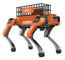 Perro robot cuadrúpedo de transporte auxiliar Acceso a la plataforma de nube en red de robots