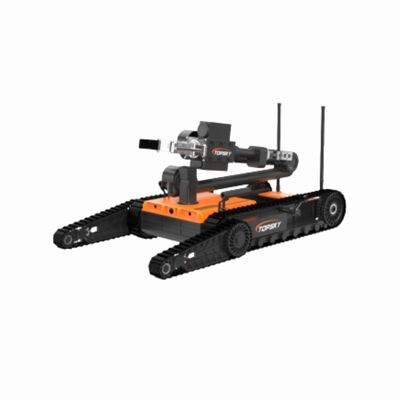 Robot de eliminación de artillería explosiva ligera con brazo robótico de 7 grados de libertad y capacidad de escalada en pendiente de 45 °