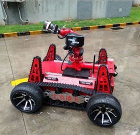El robot de la lucha contra el fuego aplicó el motor de DC con el tipo de la batería de la capacidad grande, diseño de control distribuido modular