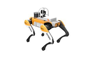 Perro robot cuadrúpedo de inspección eléctrica (cachorro + red autoorganizada + navegación láser + ordenador de control industrial + panorámica/inclinación óptica dual)