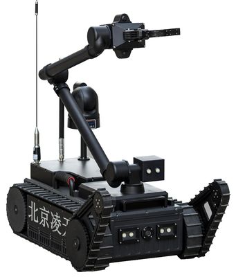 robot de la detección de la bomba del control de la radio de los 500m, robot explosivo de la disposición de bomba