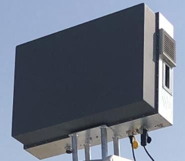 radar de vigilancia de tierra del 15km integrado por la caja de control de la distribución del arsenal y de poder del radar
