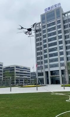 El Uav contraincendios quebrado del abejón de la función de ventana riega amarrar el tipo